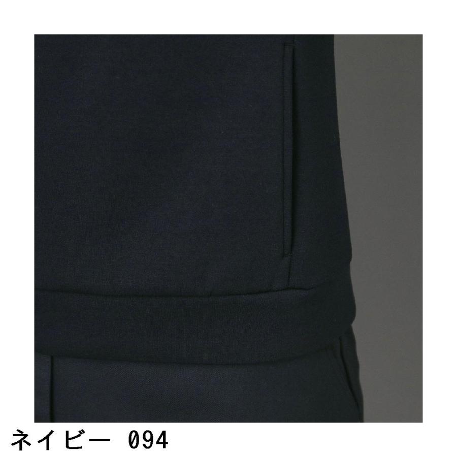 アダバットネイビー ADABAT NAVY ストレッチ ライトスムースジップブルゾン レディス_7