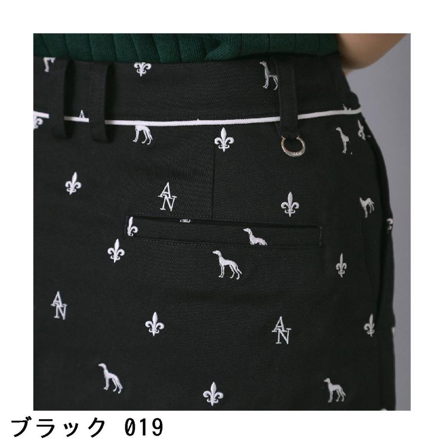 アダバットネイビー ADABAT NAVY エンブロイダリーモノグラムスカート レディス_7