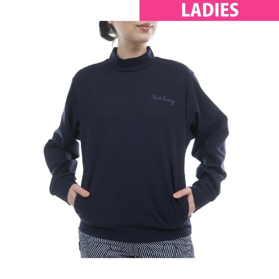 黒 裏起毛ストレッチ 00サイズXS ジャックバニー ゴルフウェア 長袖 黒