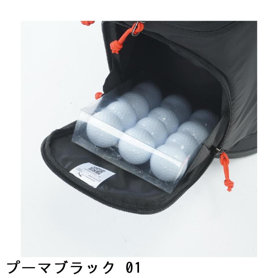【美品】PUMA プーマ　ブラックロゴ　キャディバッグ PUMA（プーマ） スプリット ロゴキャディバッグ : GDOゴルフショップ