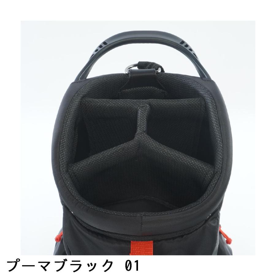【美品】PUMA プーマ　ブラックロゴ　キャディバッグ PUMA（プーマ） スプリット ロゴキャディバッグ : GDOゴルフショップ