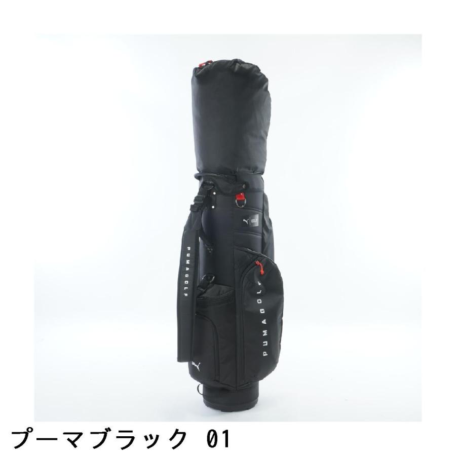 【美品】PUMA プーマ　ブラックロゴ　キャディバッグ PUMA（プーマ） スプリット ロゴキャディバッグ : GDOゴルフショップ
