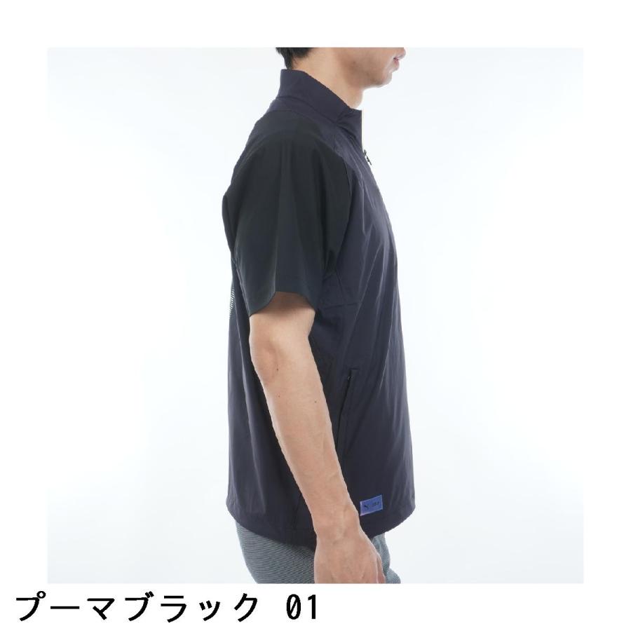 プーマ PUMA シャドウキャット ZIKU ストレッチ 半袖ウインドピステ