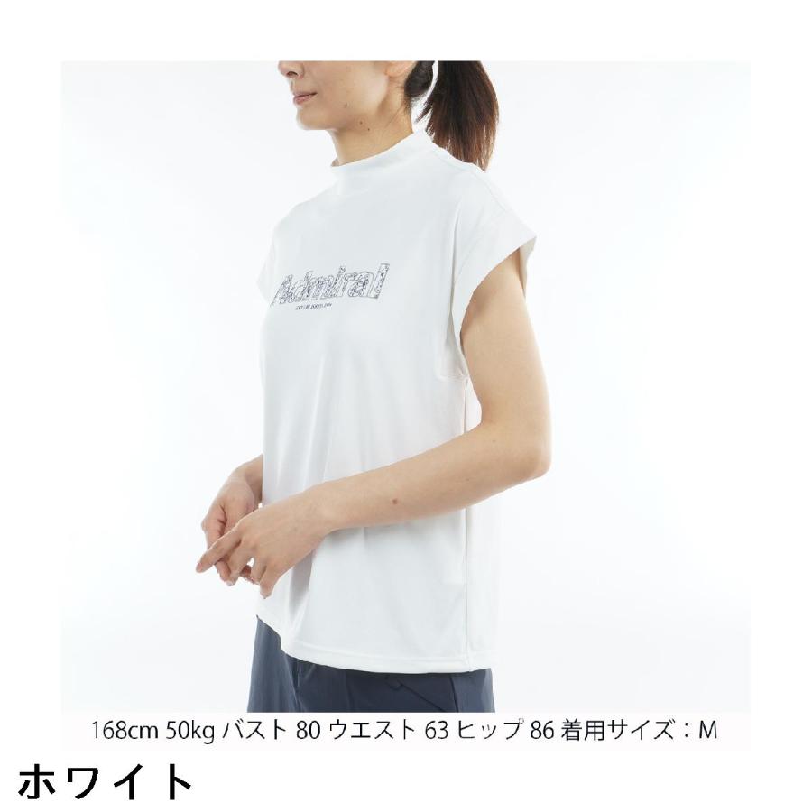 Admiral（アドミラル） カラタッチプラス リーフロゴモックネック半袖