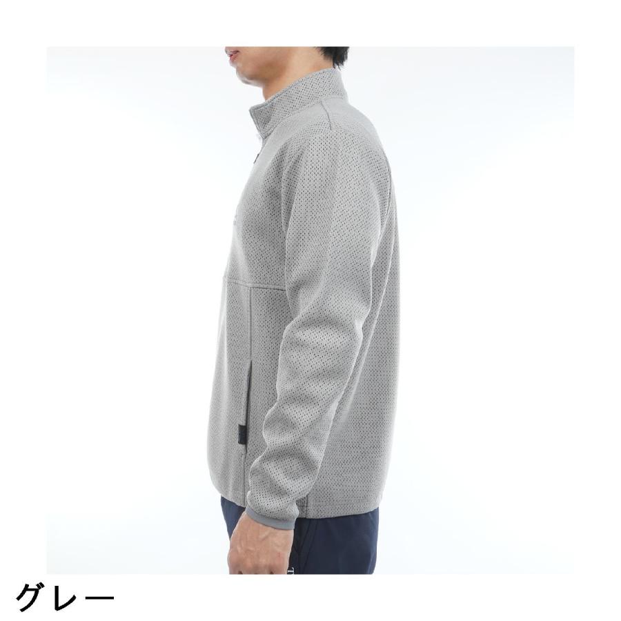 アドミラル Admiral ストレッチ ビックメッシュ ダンボールハーフジップスウェットの画像