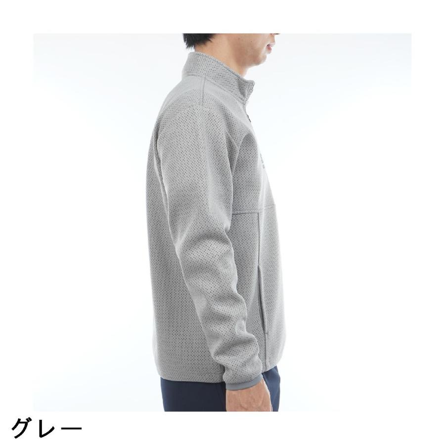 アドミラル Admiral ストレッチ ビックメッシュ ダンボールハーフジップスウェットの画像