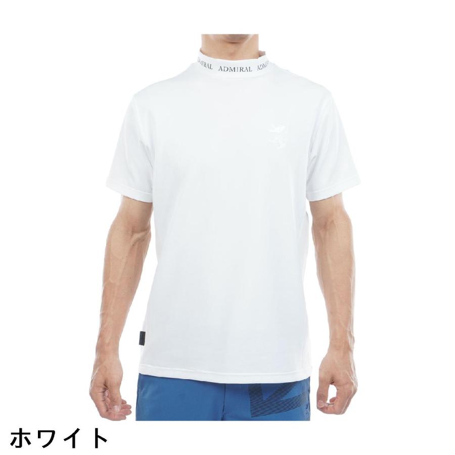新品未使用⭐︎Admiral ホワイト Tシャツ M Admiral（アドミラル） ストレッチ カラタッチ ランパントモックネック