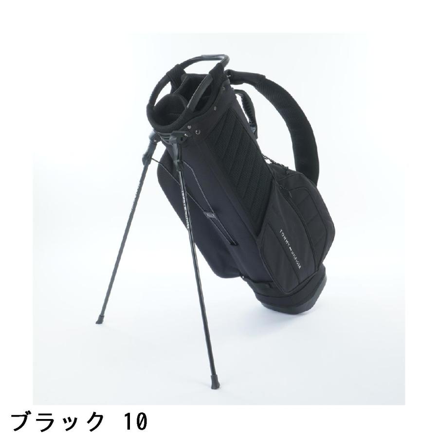 トミーヒルフィガー キャディバッグ スタンド式 軽量 ブラック ゴルフバッグ TOMMY HILFIGER（トミー・ヒルフィガー） トミー ヒルフィガー ゴルフ