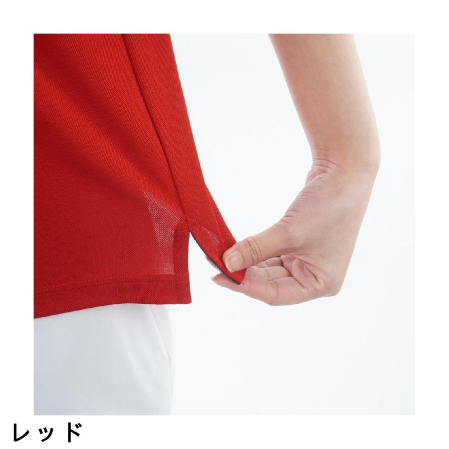 トミー ヒルフィガー ゴルフ TOMMY HILFIGER GOLF フラッグライン フレンチ半袖ポロシャツ レディスの画像