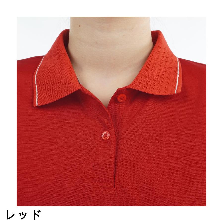 トミー ヒルフィガー ゴルフ TOMMY HILFIGER GOLF フラッグライン フレンチ半袖ポロシャツ レディスの画像