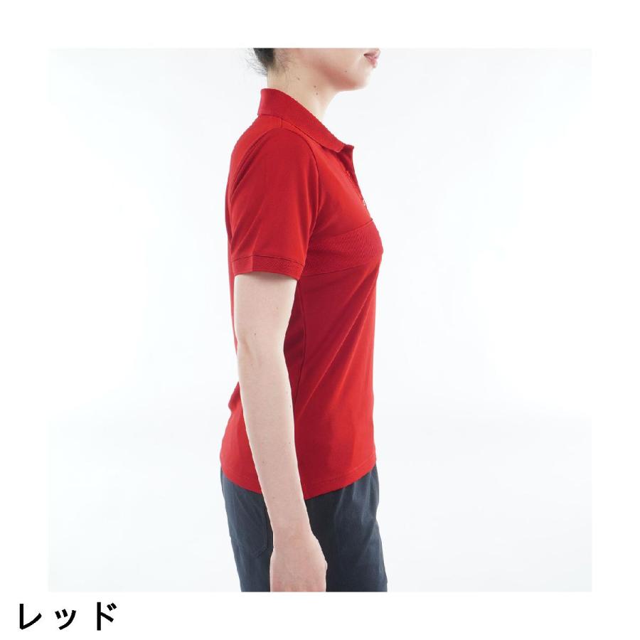 トミー ヒルフィガー ゴルフ TOMMY HILFIGER GOLF ストレッチ スタンダード ロゴ半袖ポロシャツ レディスの画像