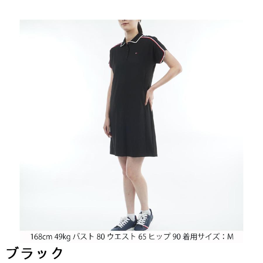 トミー ヒルフィガー ゴルフ TOMMY HILFIGER GOLF ストレッチコードピケ ポロワンピース レディス_15
