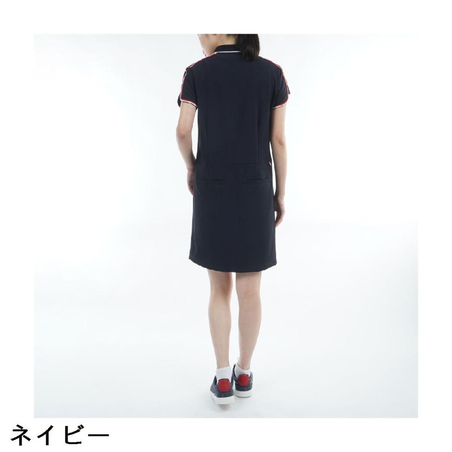 トミー ヒルフィガー ゴルフ TOMMY HILFIGER GOLF ストレッチコードピケ ポロワンピース レディス_18