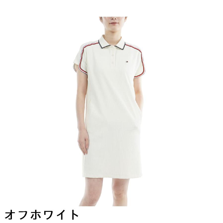 トミー ヒルフィガー ゴルフ TOMMY HILFIGER GOLF ストレッチコードピケ ポロワンピース レディス_1
