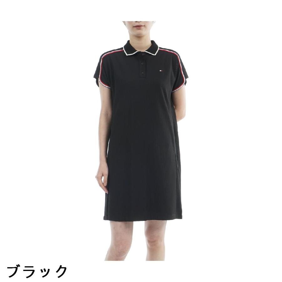 トミー ヒルフィガー ゴルフ TOMMY HILFIGER GOLF ストレッチコードピケ ポロワンピース レディス_2
