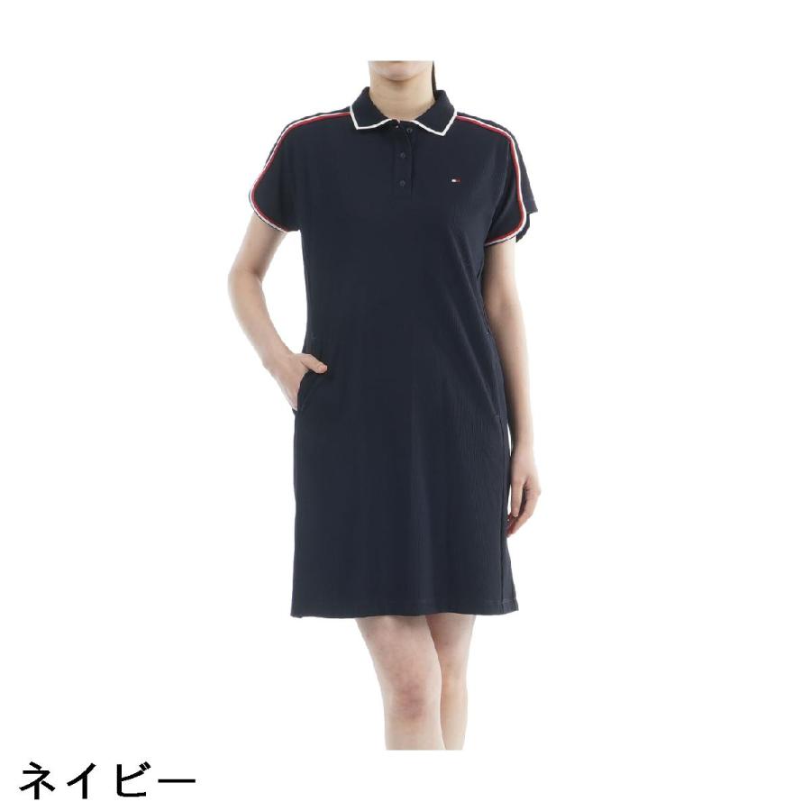トミー ヒルフィガー ゴルフ TOMMY HILFIGER GOLF ストレッチコードピケ ポロワンピース レディス_3
