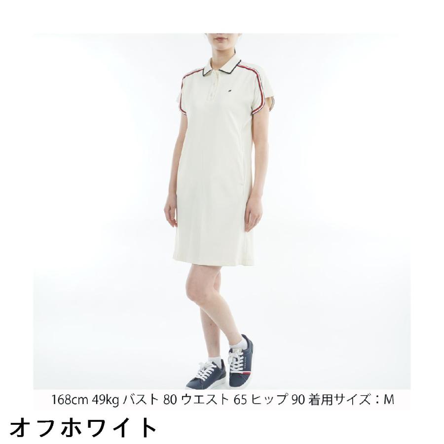 トミー ヒルフィガー ゴルフ TOMMY HILFIGER GOLF ストレッチコードピケ ポロワンピース レディス_4