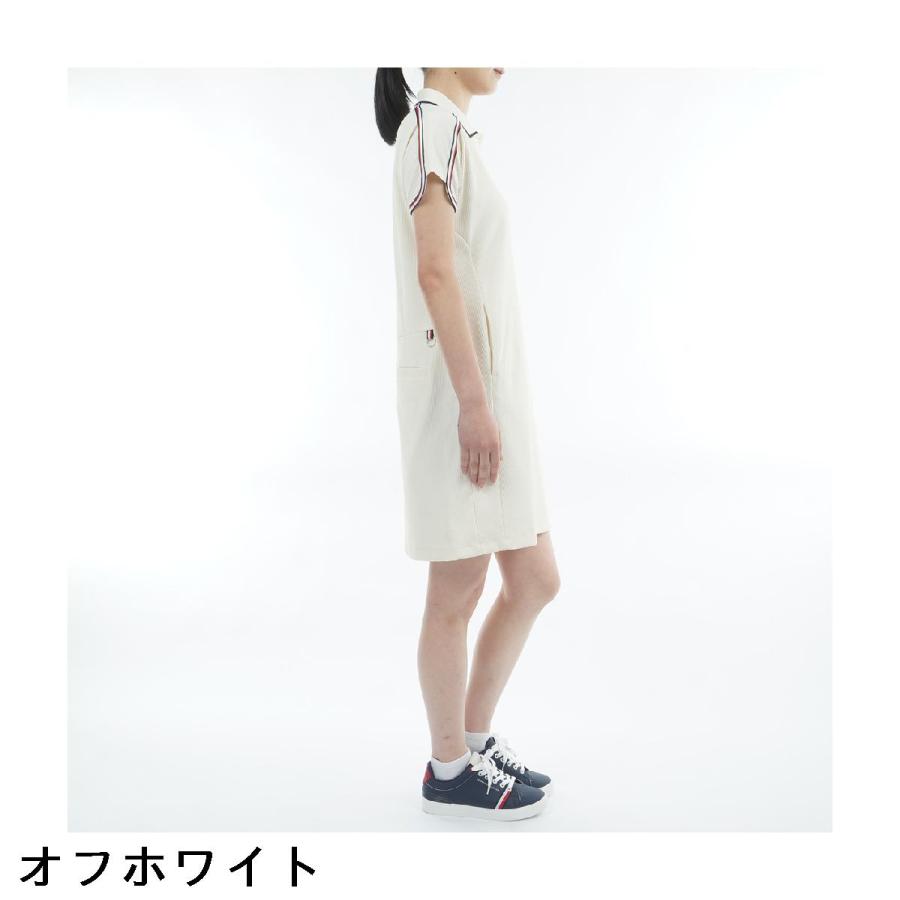 トミー ヒルフィガー ゴルフ TOMMY HILFIGER GOLF ストレッチコードピケ ポロワンピース レディス_7