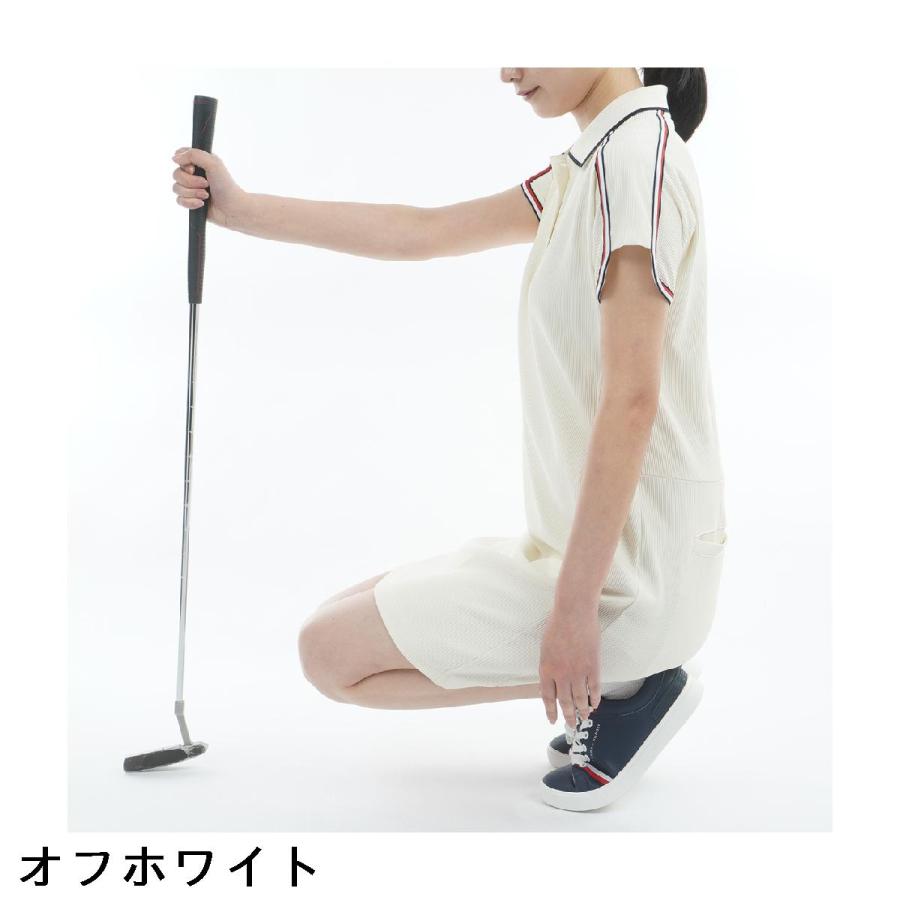 トミー ヒルフィガー ゴルフ TOMMY HILFIGER GOLF ストレッチコードピケ ポロワンピース レディス_8