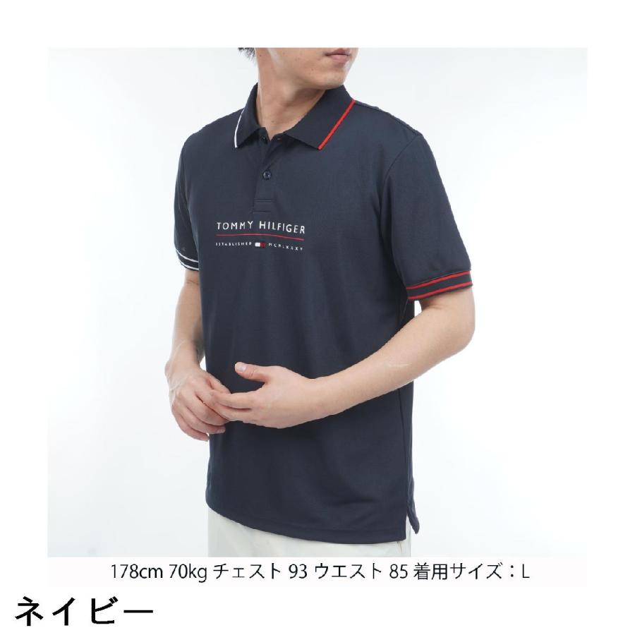 トミー ヒルフィガー ゴルフ TOMMY HILFIGER GOLF フロントロゴ 半袖ポロシャツ_11