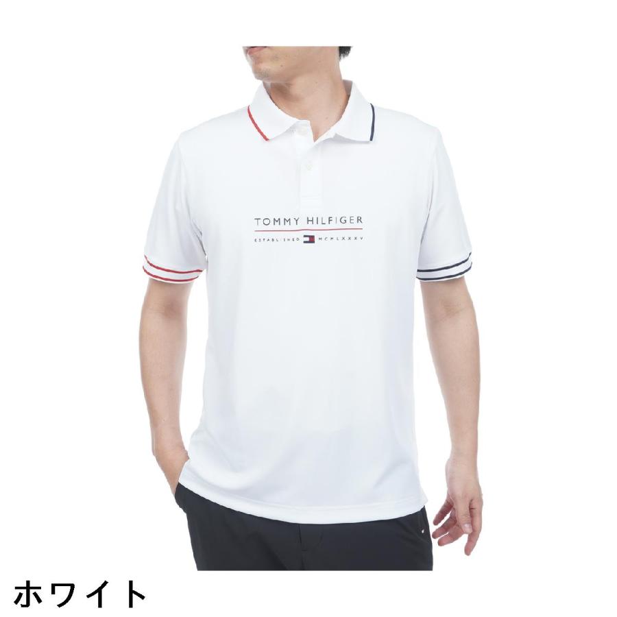 トミー ヒルフィガー ゴルフ TOMMY HILFIGER GOLF フロントロゴ 半袖ポロシャツ_1
