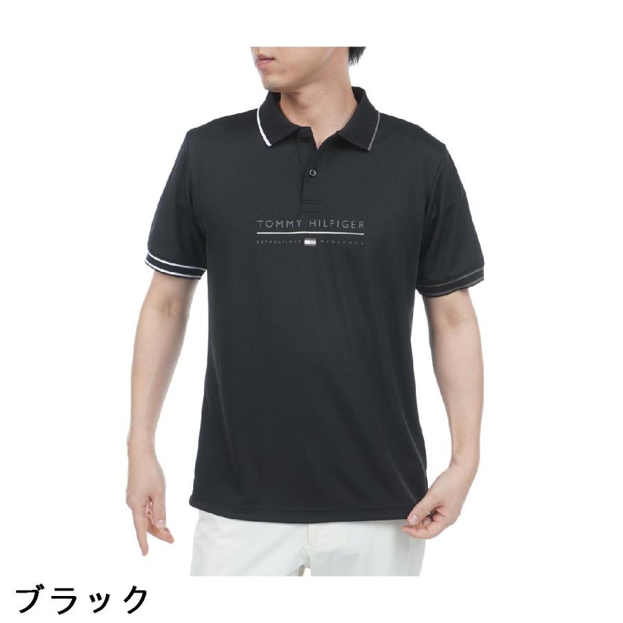 トミー ヒルフィガー ゴルフ TOMMY HILFIGER GOLF フロントロゴ 半袖ポロシャツ_2