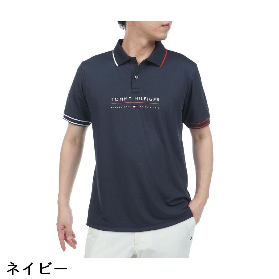 トミー ヒルフィガー ゴルフ TOMMY HILFIGER GOLF フロントロゴ 半袖ポロシャツ_3