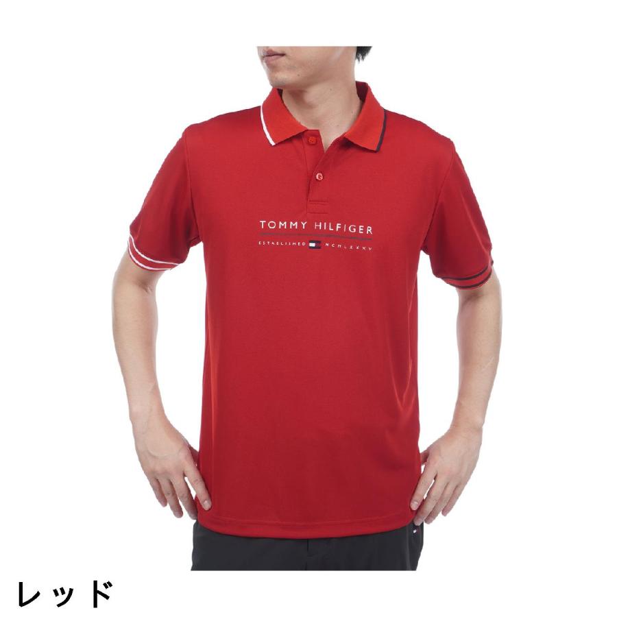 トミー ヒルフィガー ゴルフ TOMMY HILFIGER GOLF フロントロゴ 半袖ポロシャツ_5