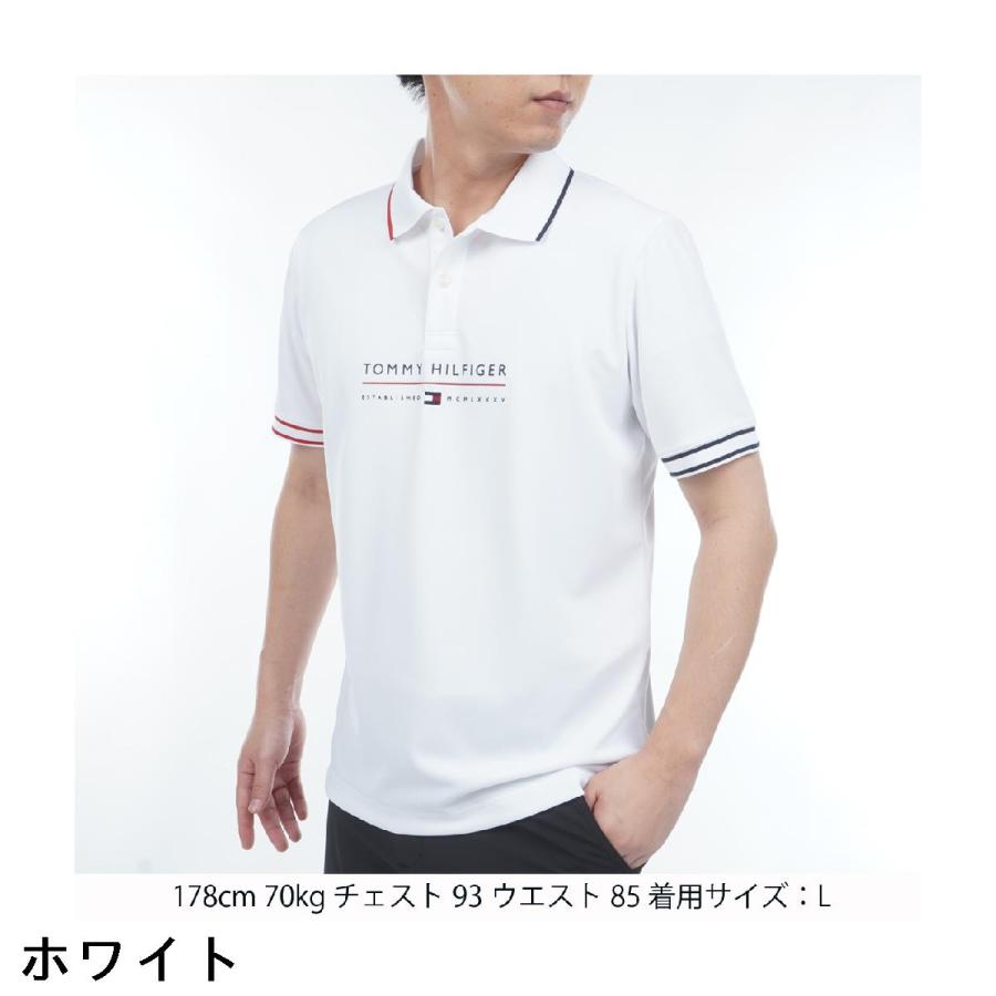 トミー ヒルフィガー ゴルフ TOMMY HILFIGER GOLF フロントロゴ 半袖ポロシャツ_7