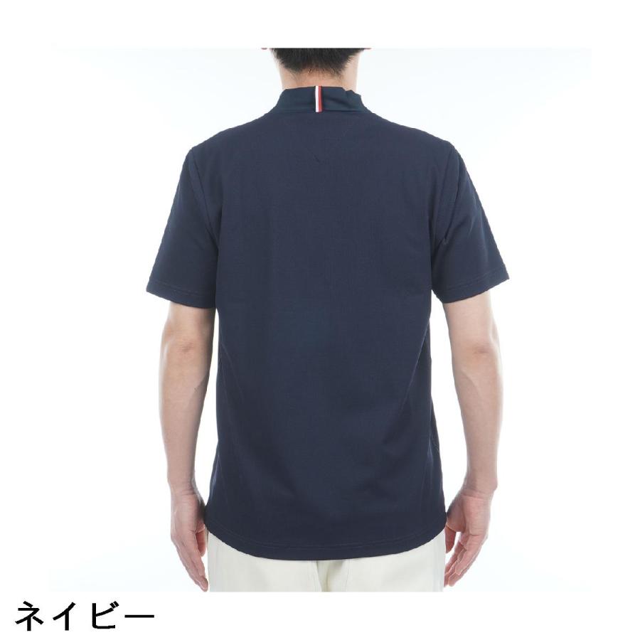 トミー ヒルフィガー ゴルフ TOMMY HILFIGER GOLF ストレッチ レイブロックワッフル モックネック半袖シャツ_10