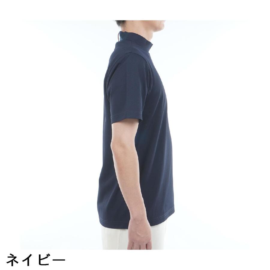 トミー ヒルフィガー ゴルフ TOMMY HILFIGER GOLF ストレッチ レイブロックワッフル モックネック半袖シャツ_11