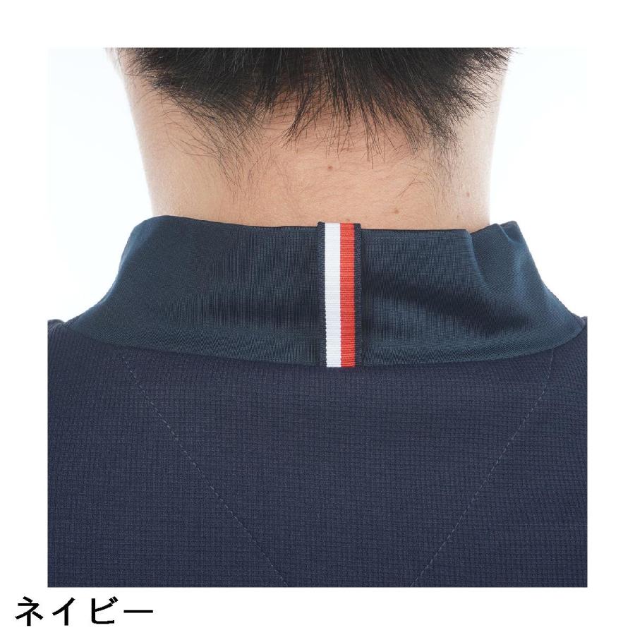 トミー ヒルフィガー ゴルフ TOMMY HILFIGER GOLF ストレッチ レイブロックワッフル モックネック半袖シャツ_13