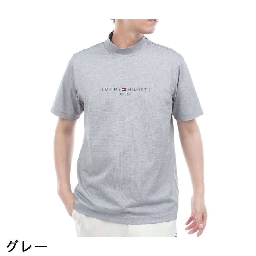 トミー ヒルフィガー ゴルフ TOMMY HILFIGER GOLF ストレッチ レイブロックワッフル モックネック半袖シャツ_2