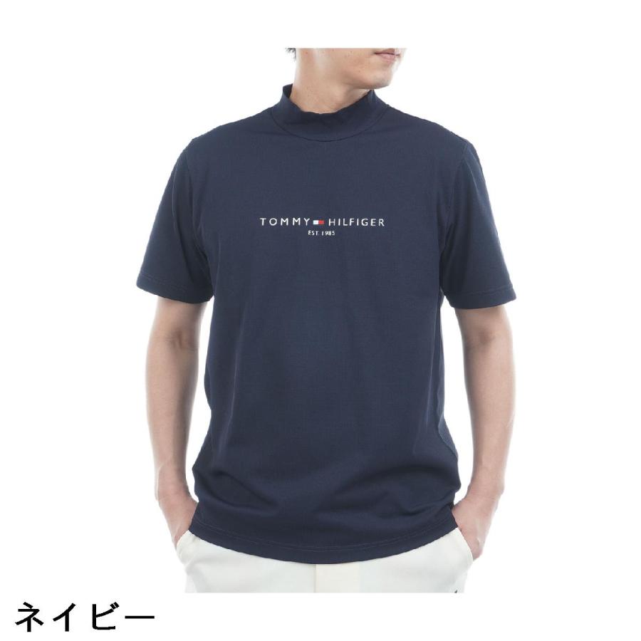 トミー ヒルフィガー ゴルフ TOMMY HILFIGER GOLF ストレッチ レイブロックワッフル モックネック半袖シャツ_3