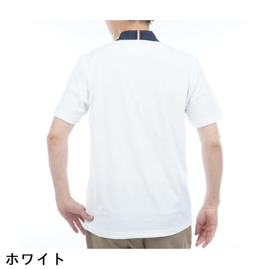 トミー ヒルフィガー ゴルフ TOMMY HILFIGER GOLF ストレッチ レイブロックワッフル モックネック半袖シャツ_5
