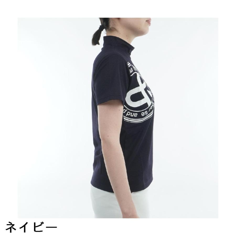and per se（アンパスィ） ストレッチ SWING DRY メッシュ モック
