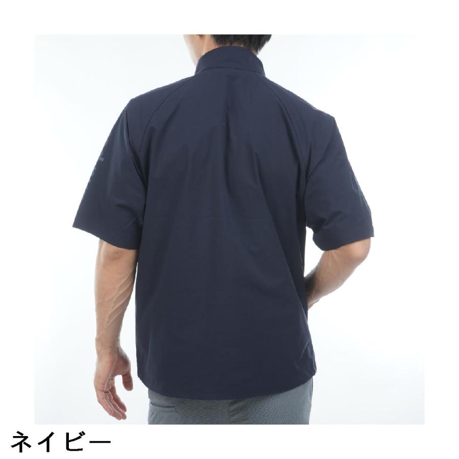 and per se（アンパスィ） ストレッチ マルチウェザー ハーフジップ