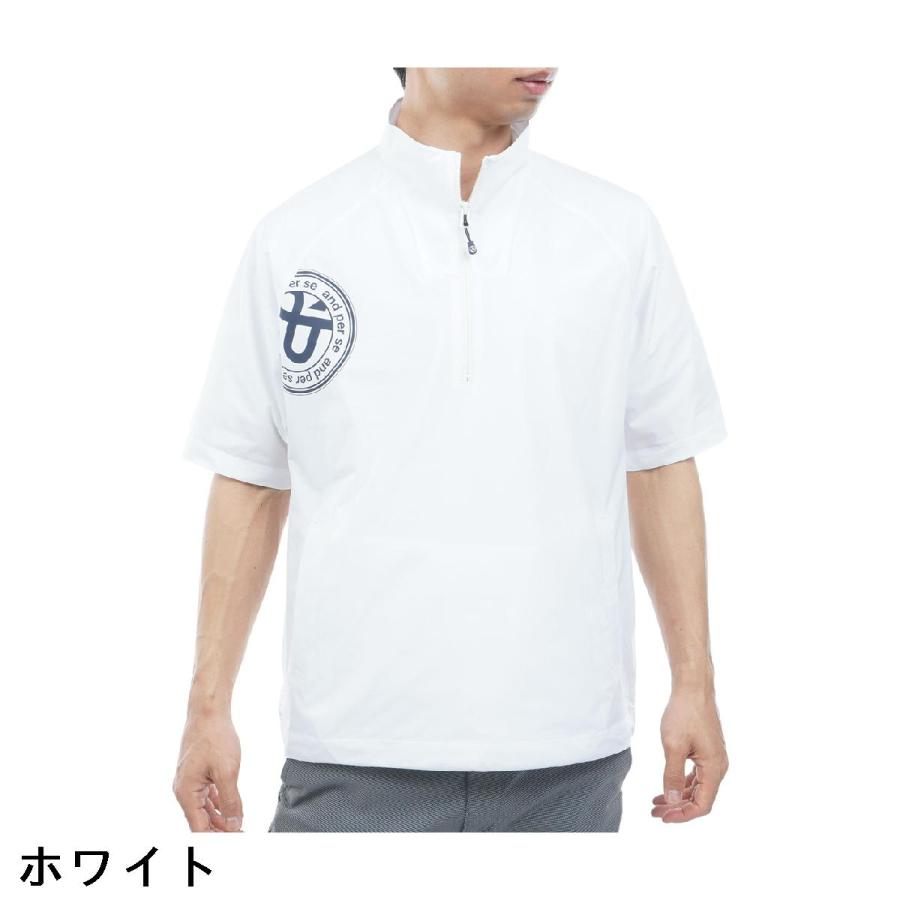 and per se（アンパスィ） ストレッチ マルチウェザー ハーフジップ