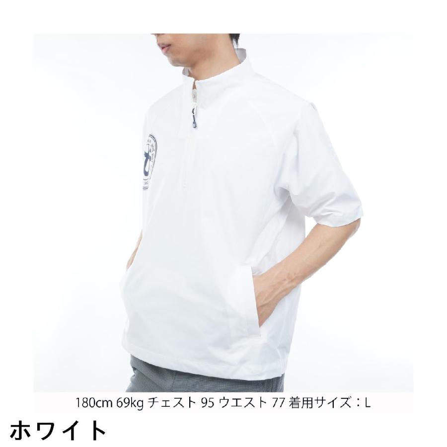 and per se（アンパスィ） ストレッチ マルチウェザー ハーフジップ