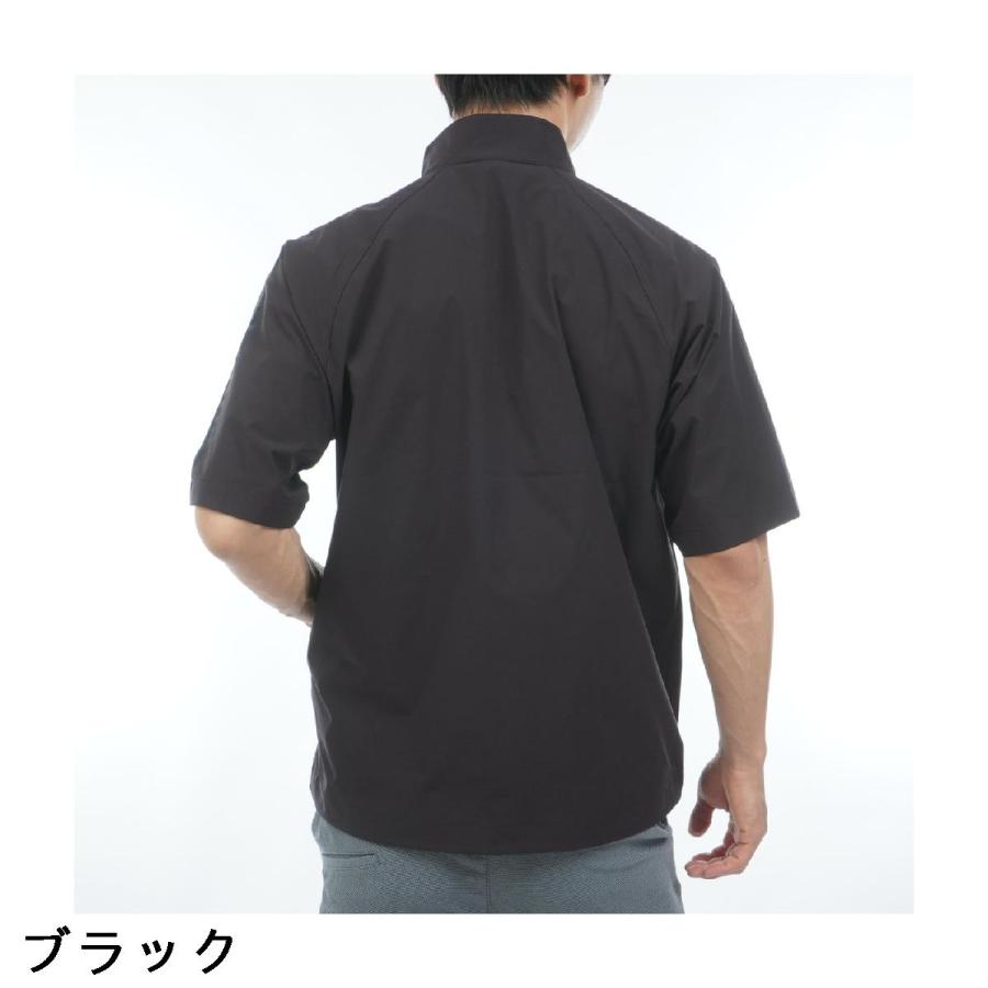 and per se（アンパスィ） ストレッチ マルチウェザー ハーフジップ