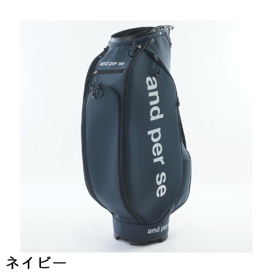 and per se/アンパスィ ゴルフ キャディバッグ【ネイビー】 and per se（アンパスィ） キャディバッグ : GDOゴルフショップ Yahoo