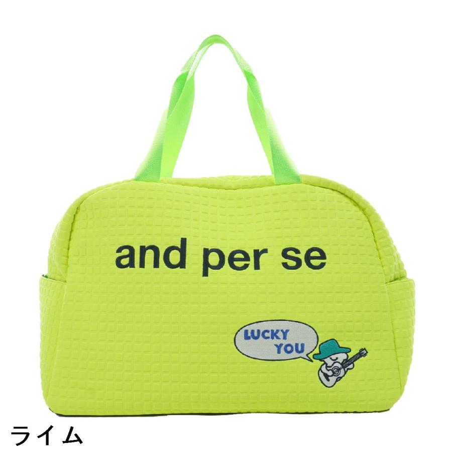 and per se（アンパスィ） ボストンバッグ レディス : GDOゴルフ