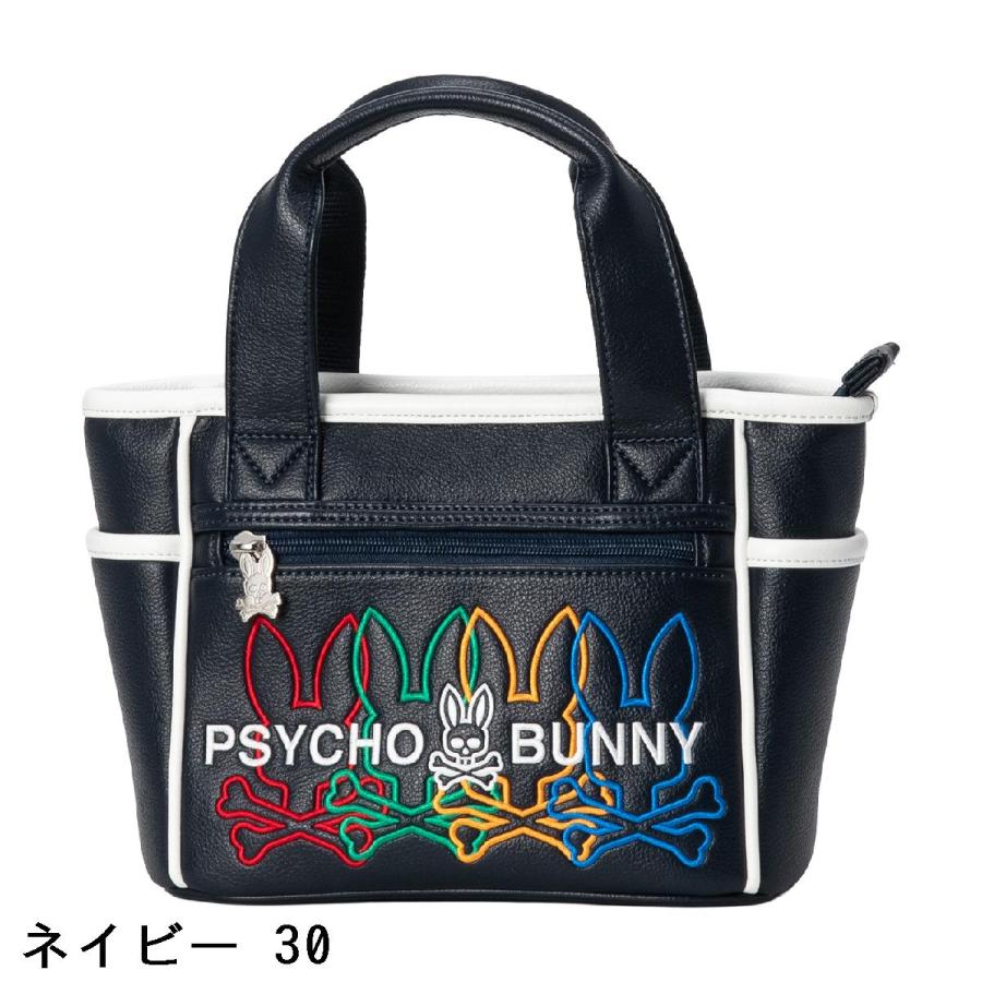 【新品タグ付】サイコバニー ゴルフ ラウンドバッグ LOGOART ネイビー Psycho Bunny（サイコバニー） PSYCHO BUNNY LOGOART ラウンドバッグ