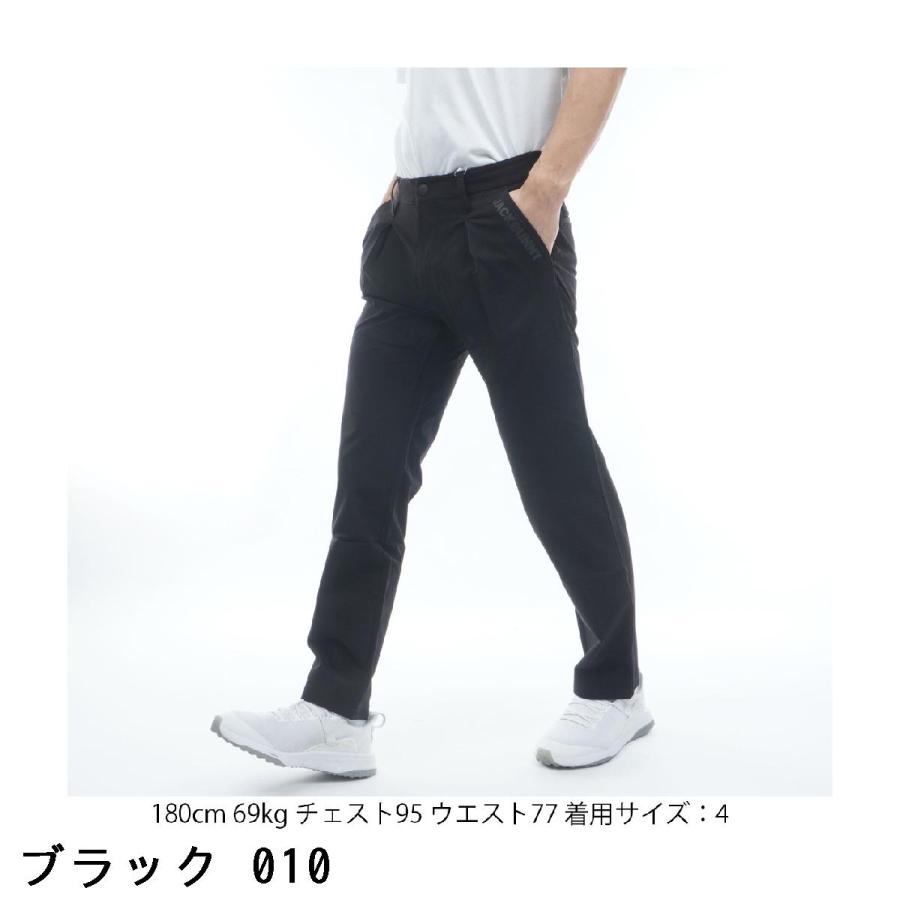 JACK BUNNY ブラック ゴルフパンツ 新品タグ付き トリコットツイル 楽々美脚パンツ | Jack Bunny!!（ジャックバニー