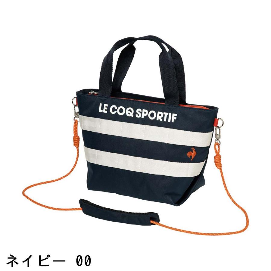 ルコックスポルティフ ゴルフ Le coq sportif GOLF ボーダーデザインカートポーチの画像