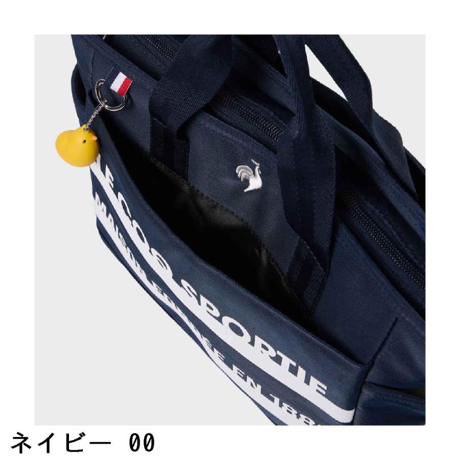 ルコックスポルティフ ゴルフ Le coq sportif GOLF ボーダーデザインチャーム付きカートポーチの画像