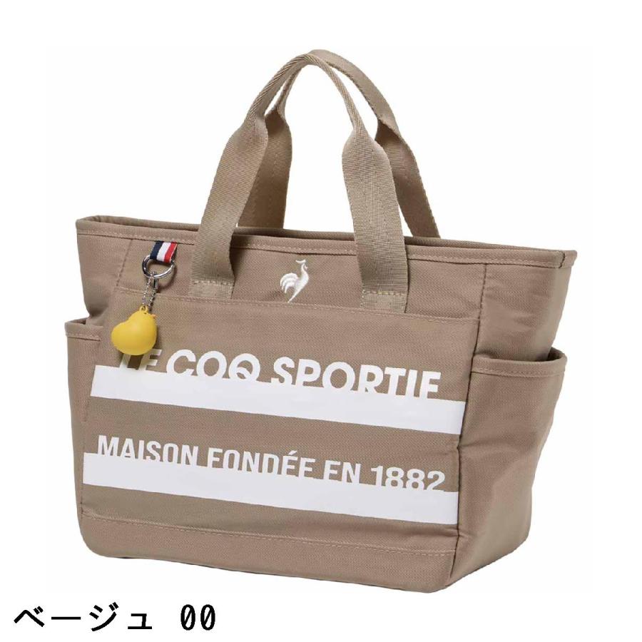 ルコックスポルティフ ゴルフ Le coq sportif GOLF ボーダーデザインチャーム付きカートポーチの画像