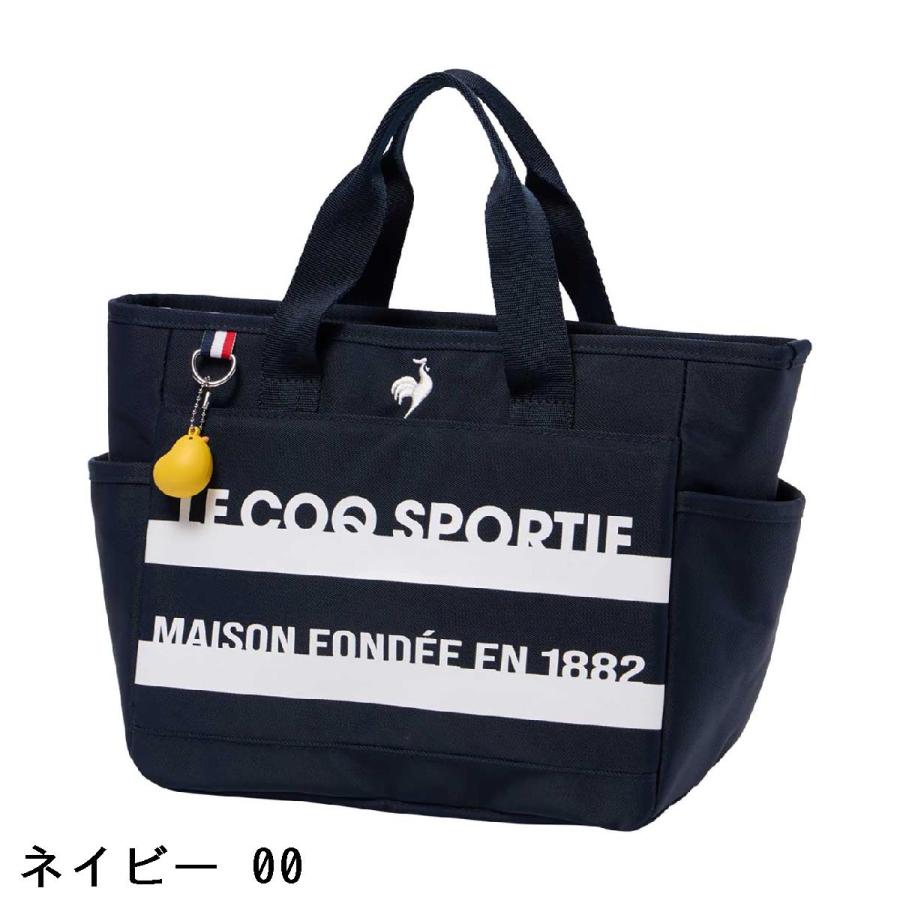 ルコックスポルティフ ゴルフ Le coq sportif GOLF ボーダーデザインチャーム付きカートポーチの画像