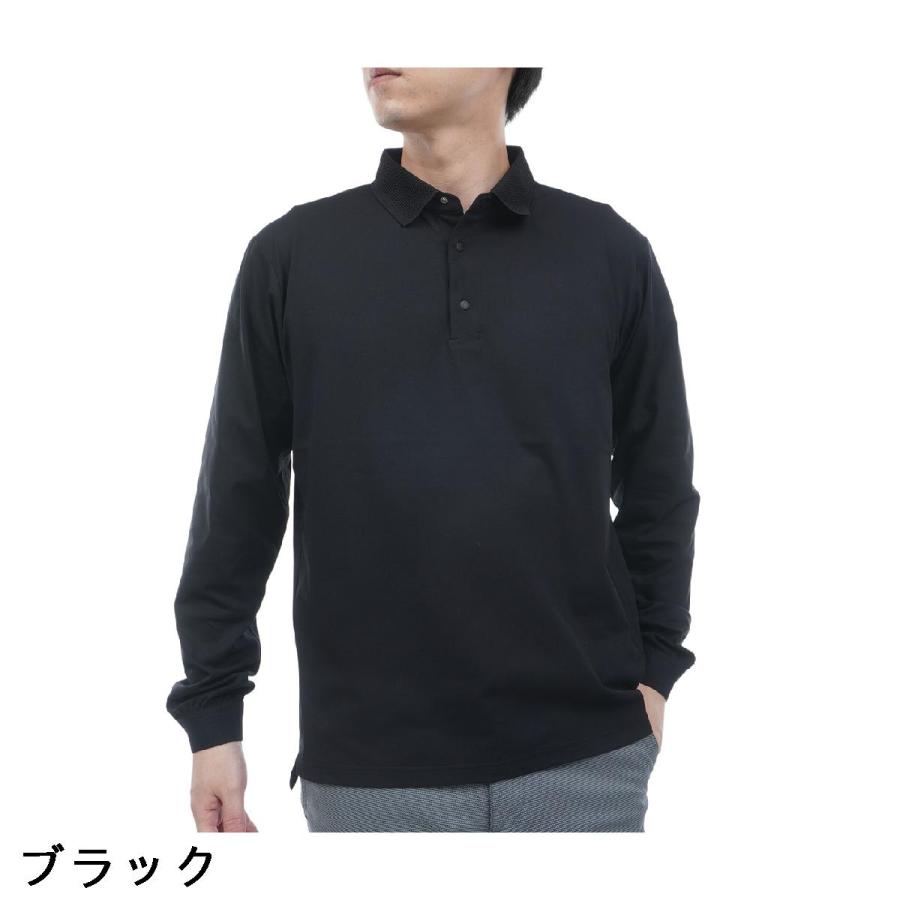アンパスィ and per se & GOLF ストレッチ クール＆フレックス 長袖ポロシャツ