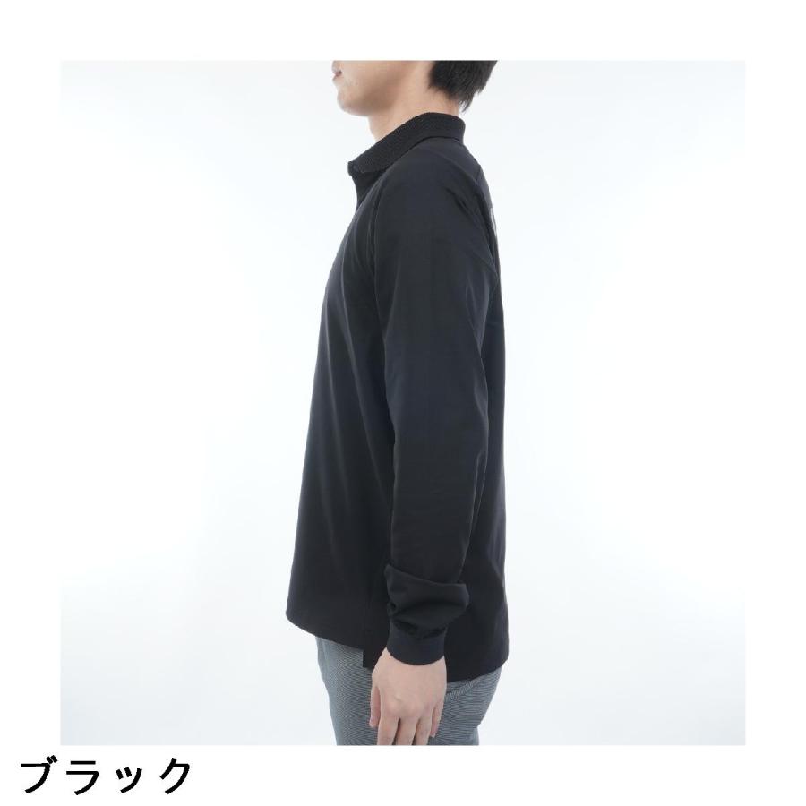 アンパスィ and per se & GOLF ストレッチ クール＆フレックス 長袖ポロシャツ